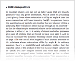 Bell's inequalities