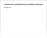 Surjectivity and injectivity [in cellular automata]