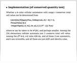 Implementation [of conserved quantity test]