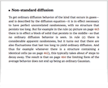 Non-standard diffusion