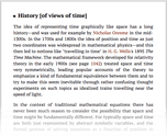 History [of views of time]