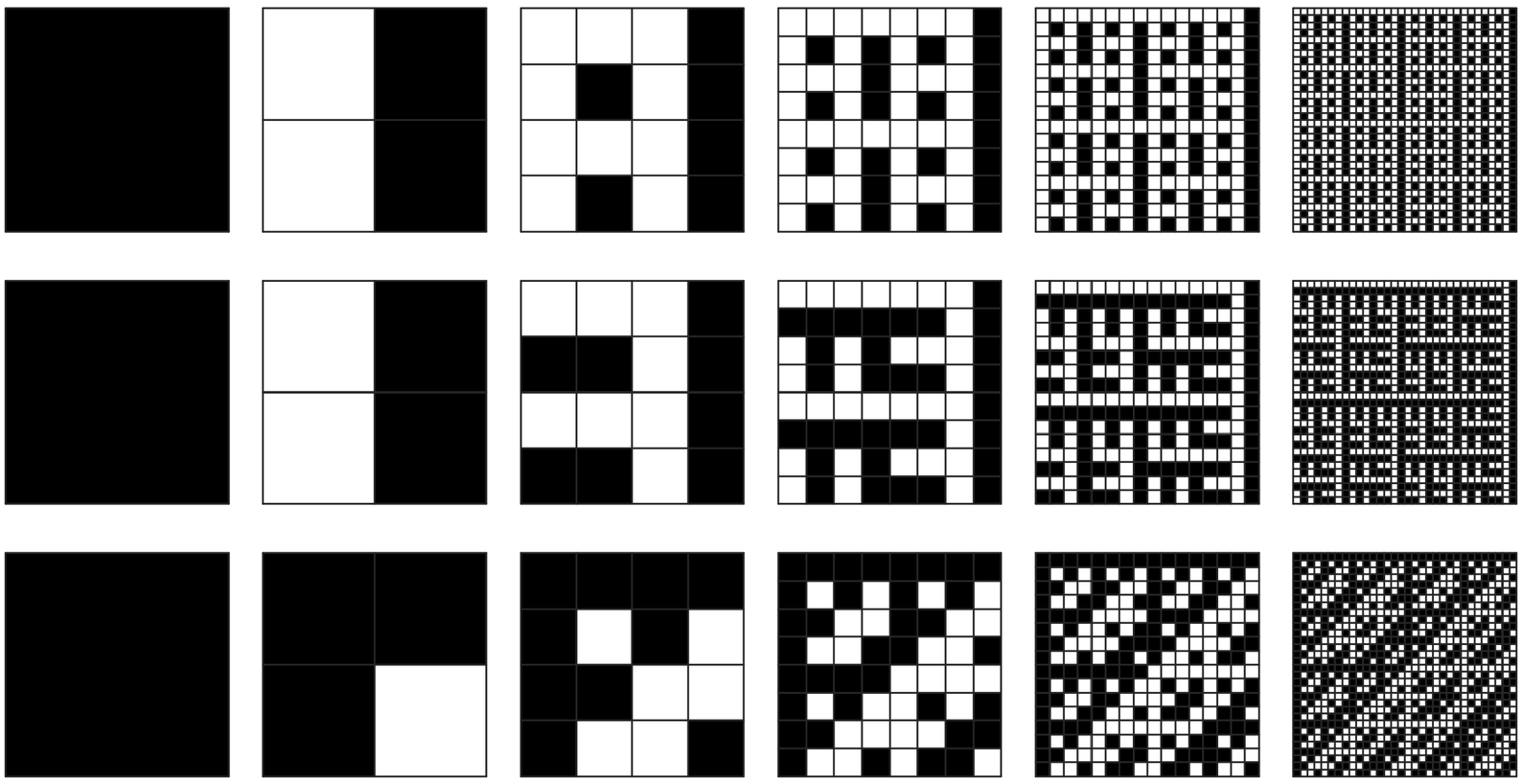 [2D substitution systems with] non-white backgrounds image 1
