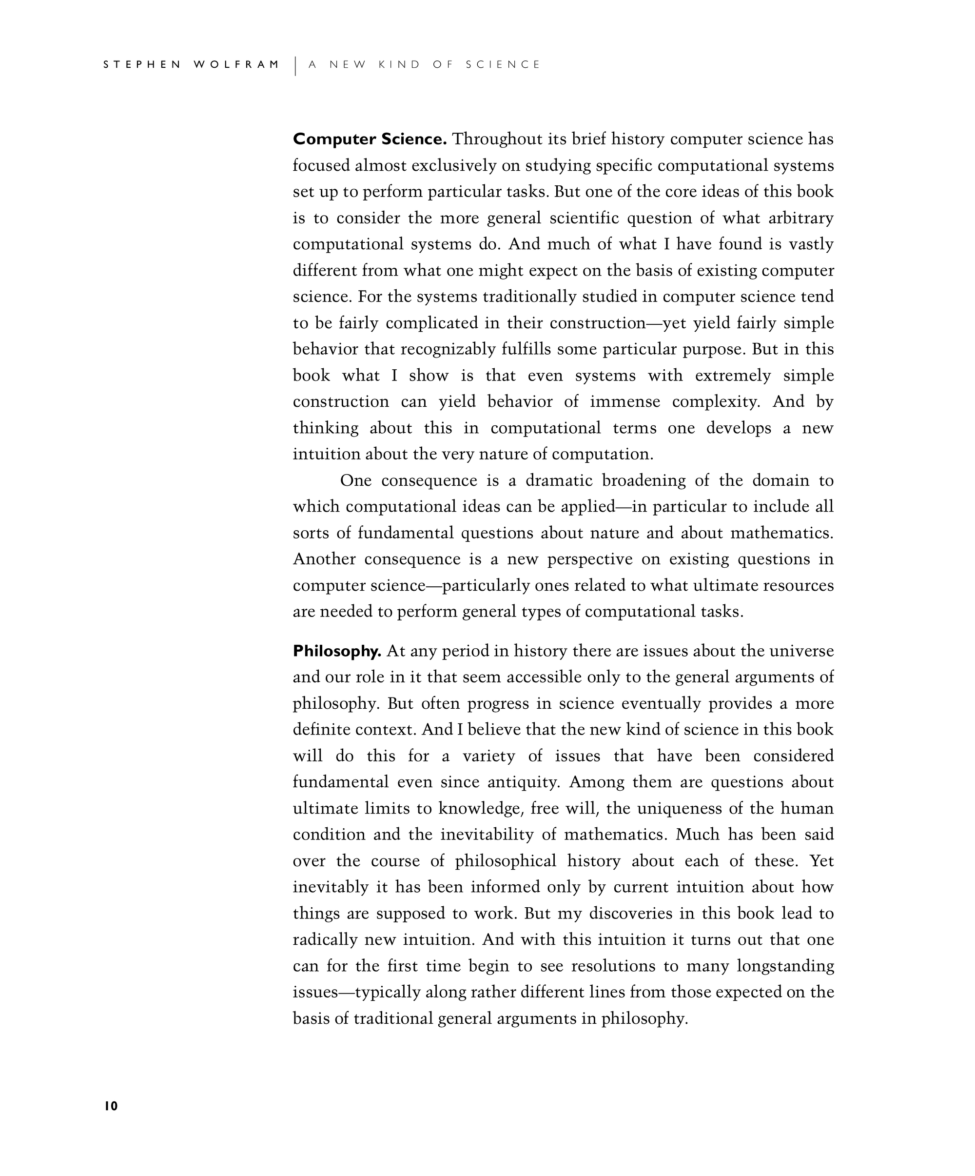 Page 10: Relations to Other Areas