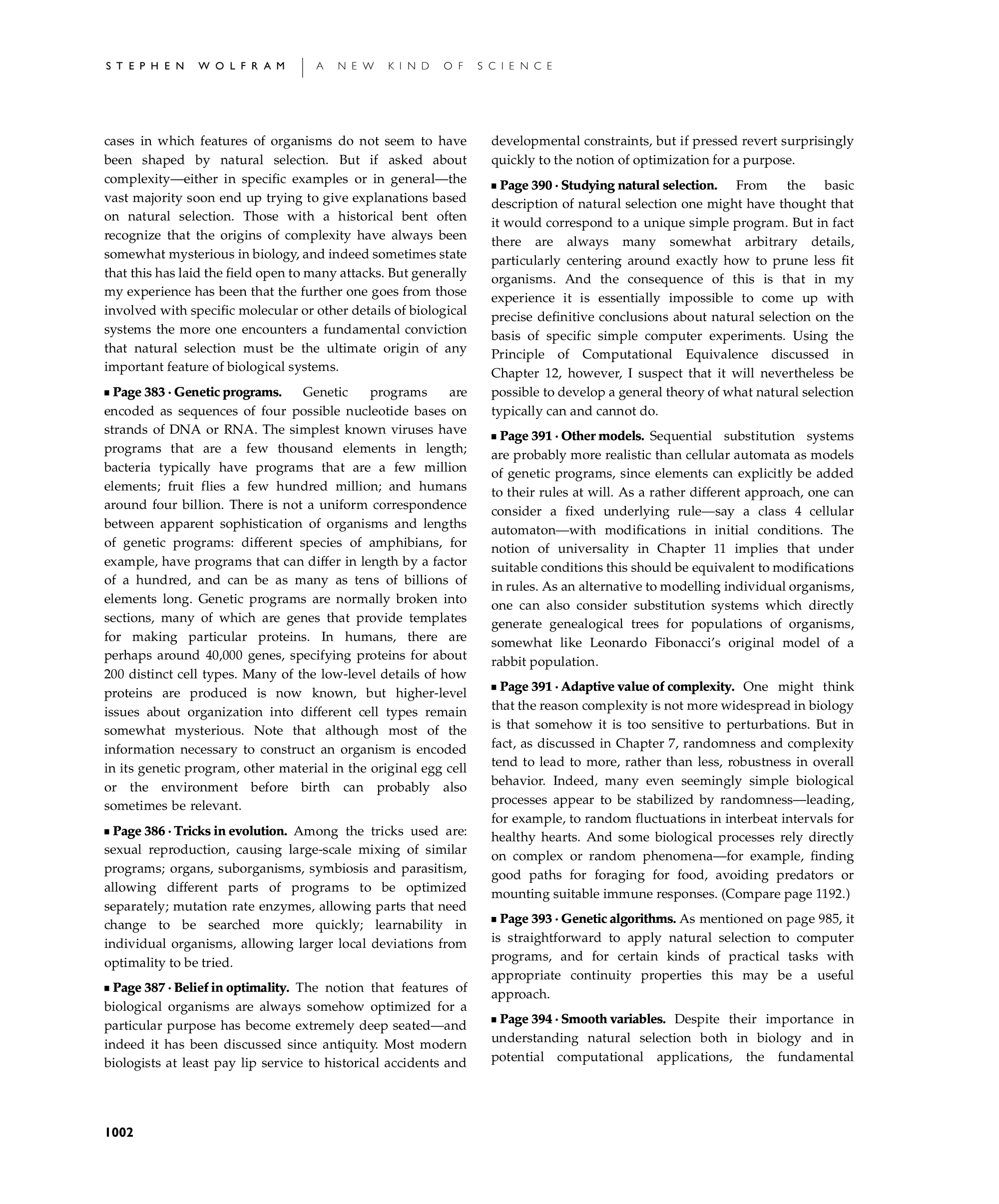 Page 1002: Notes for Fundamental Issues in Biology