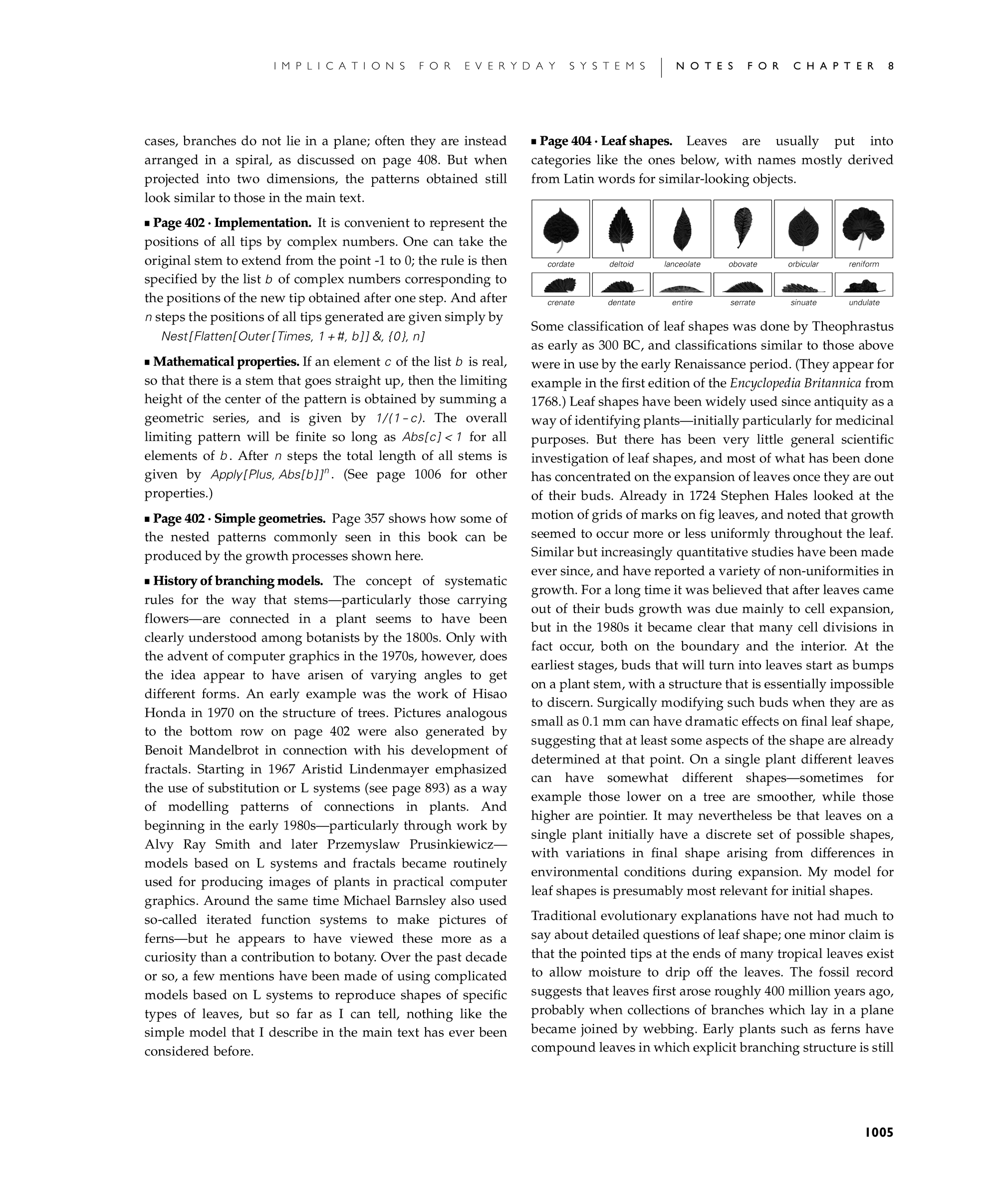 Page 1005: Notes for Growth of Plants and Animals