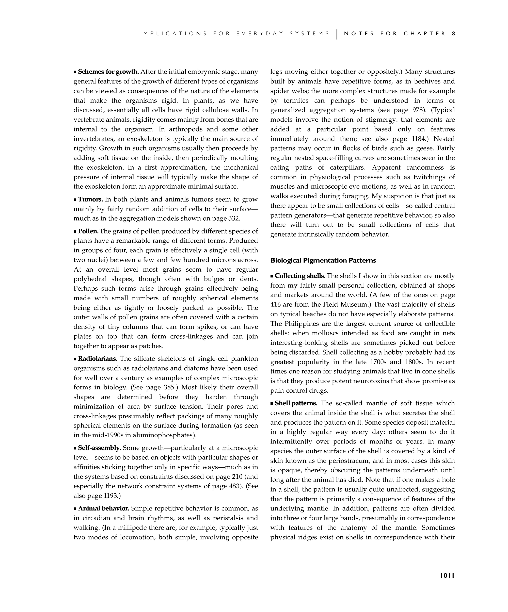 Page 1011: Notes for Biological Pigmentation Patterns