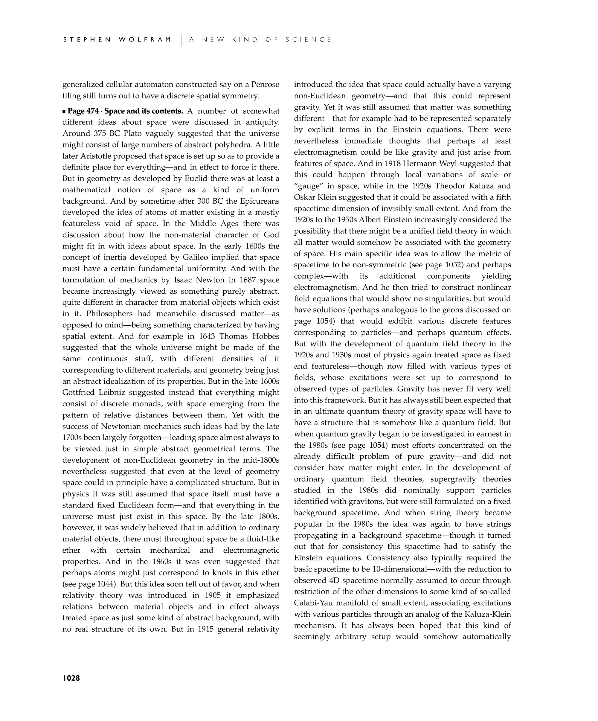 Page 1028: Notes for Space as a Network