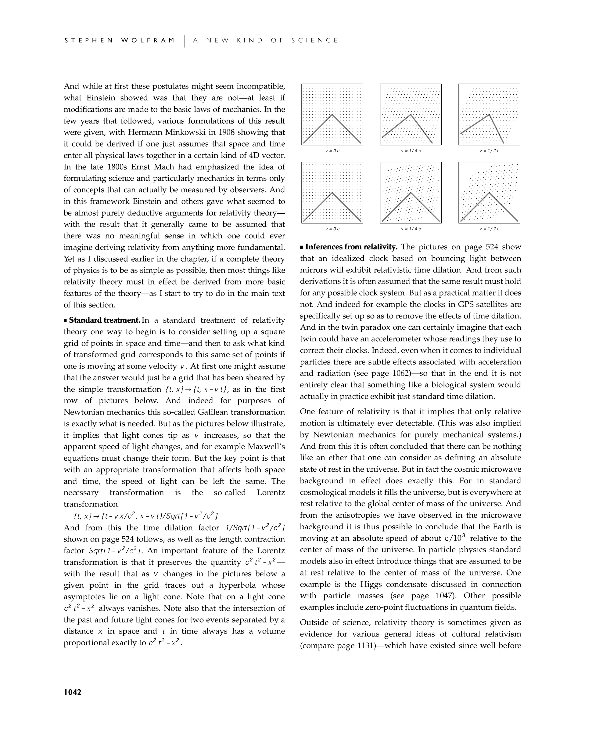 Page 1042: Notes for Space, Time and Relativity