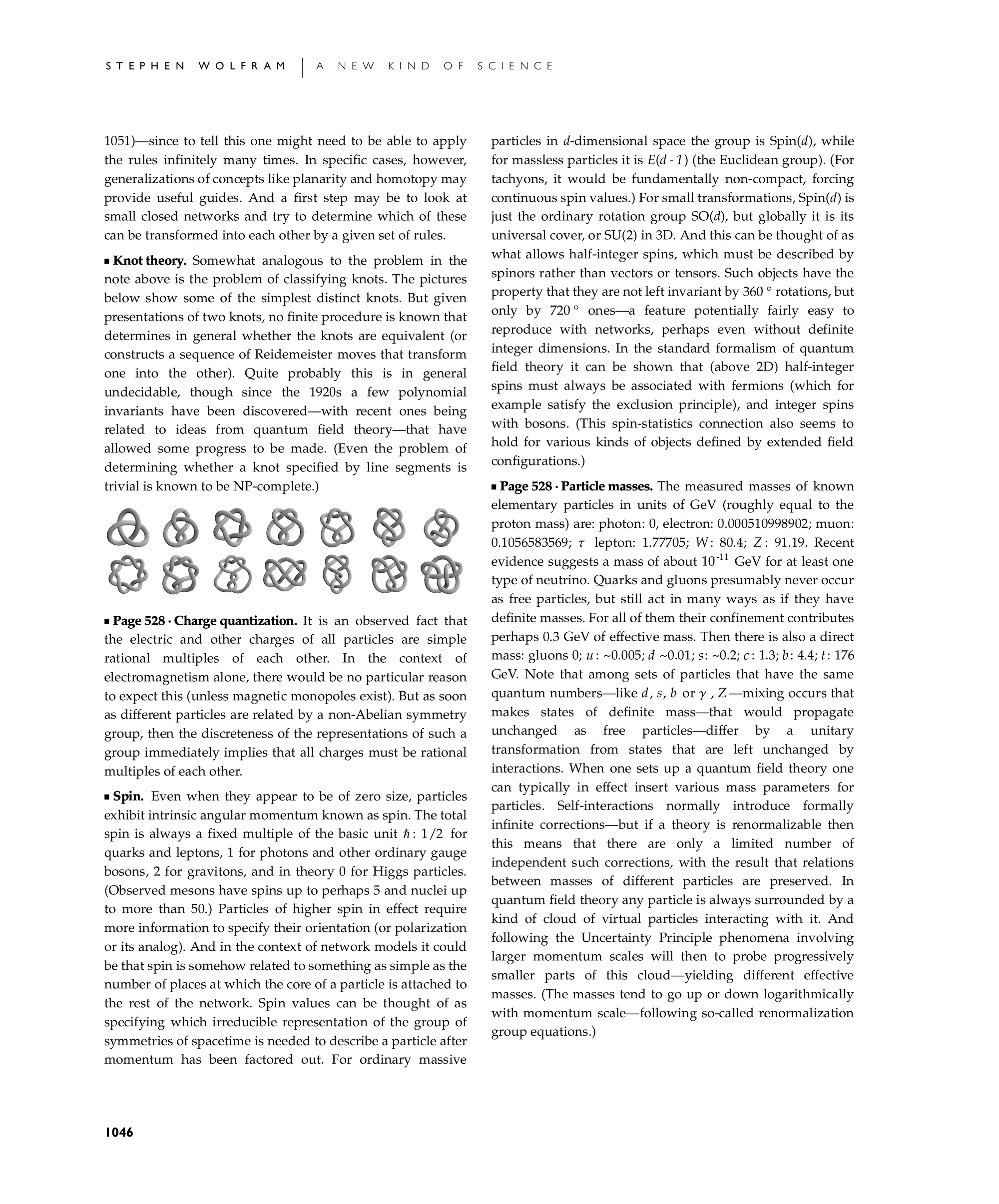 Page 1046: Notes for Elementary Particles