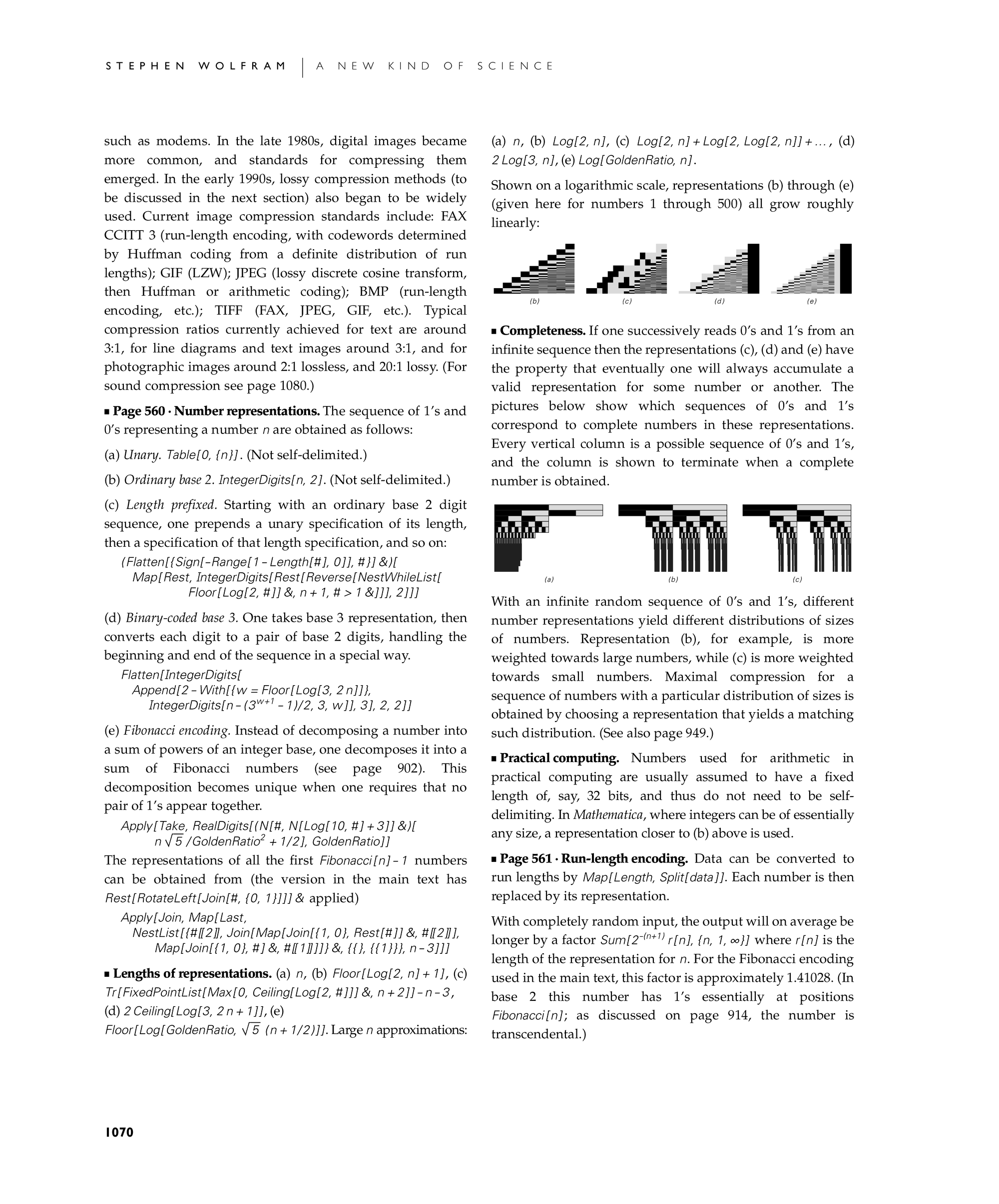 Page 1070: Notes for Data Compression