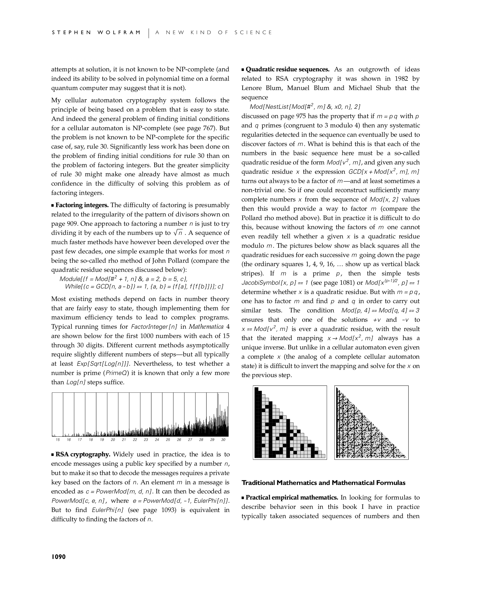 Page 1090: Notes for Traditional Mathematics and Mathematical Formulas