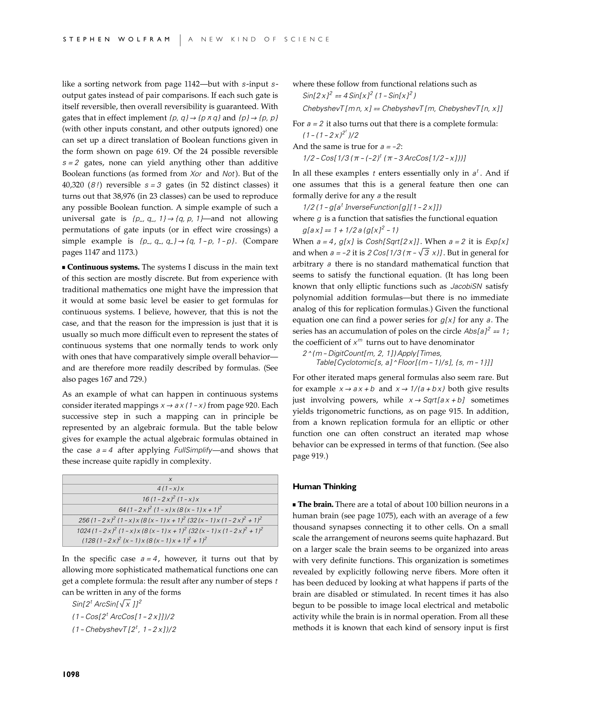 Page 1098: Notes for Human Thinking
