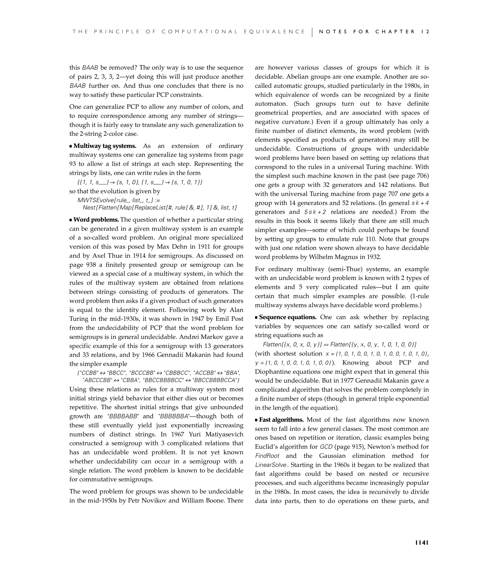 Page 1141: Notes for Undecidability and Intractability
