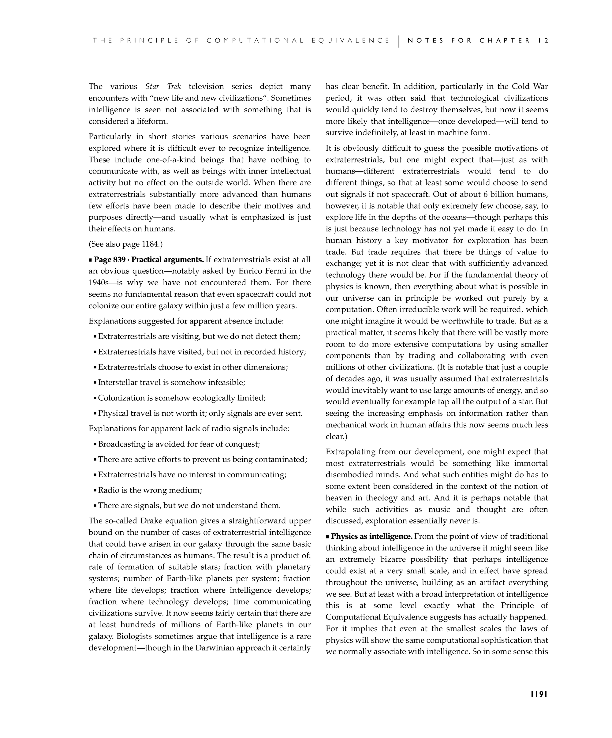 Page 1191: Notes for Intelligence in the Universe