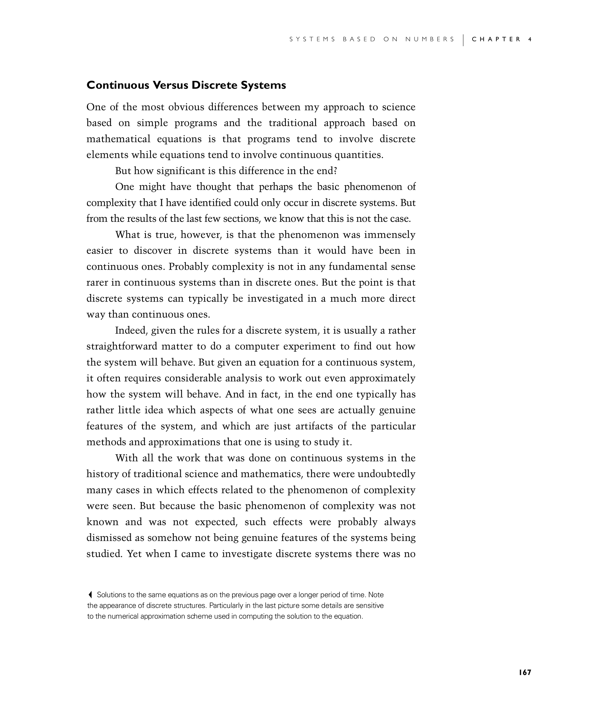 Page 167: Continuous Versus Discrete Systems