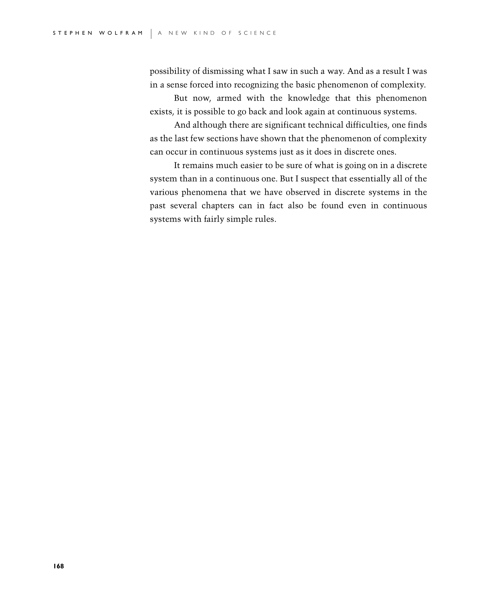 Page 168: Continuous Versus Discrete Systems