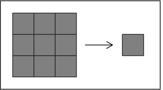 A two-dimensional cellular automaton that yields a pattern with a rough surface 4