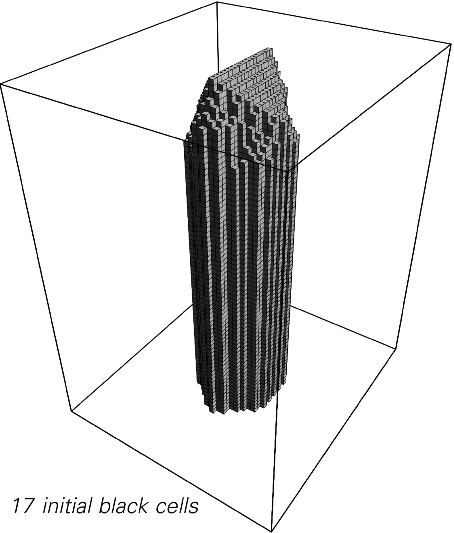 Three-dimensional objects formed by stacking successive two-dimensional patterns 4