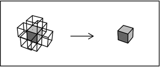 Examples of three-dimensional cellular automata 3