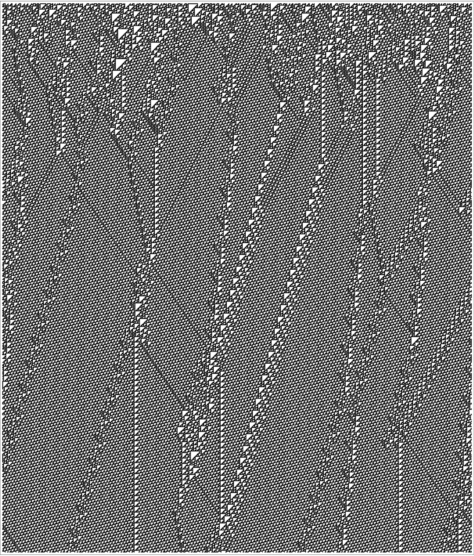 Complex behavior in rule 110