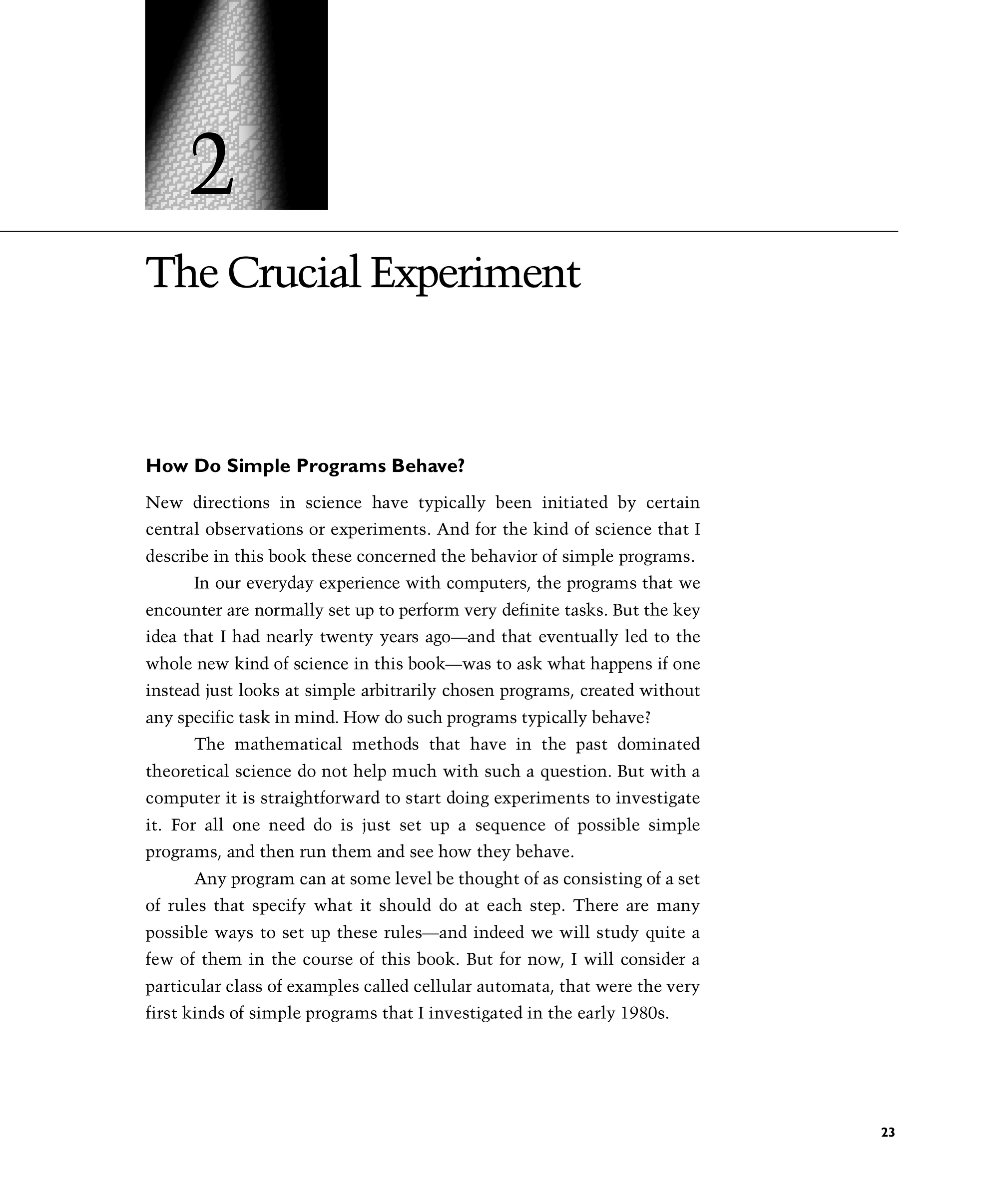 Page 23: How Do Simple Programs Behave?