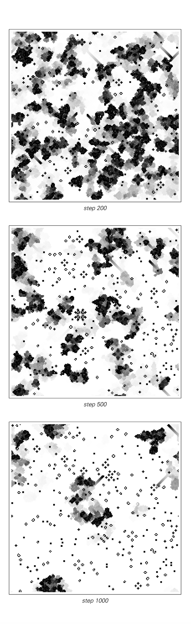 The behavior of a class 4 two-dimensional cellular automaton 2