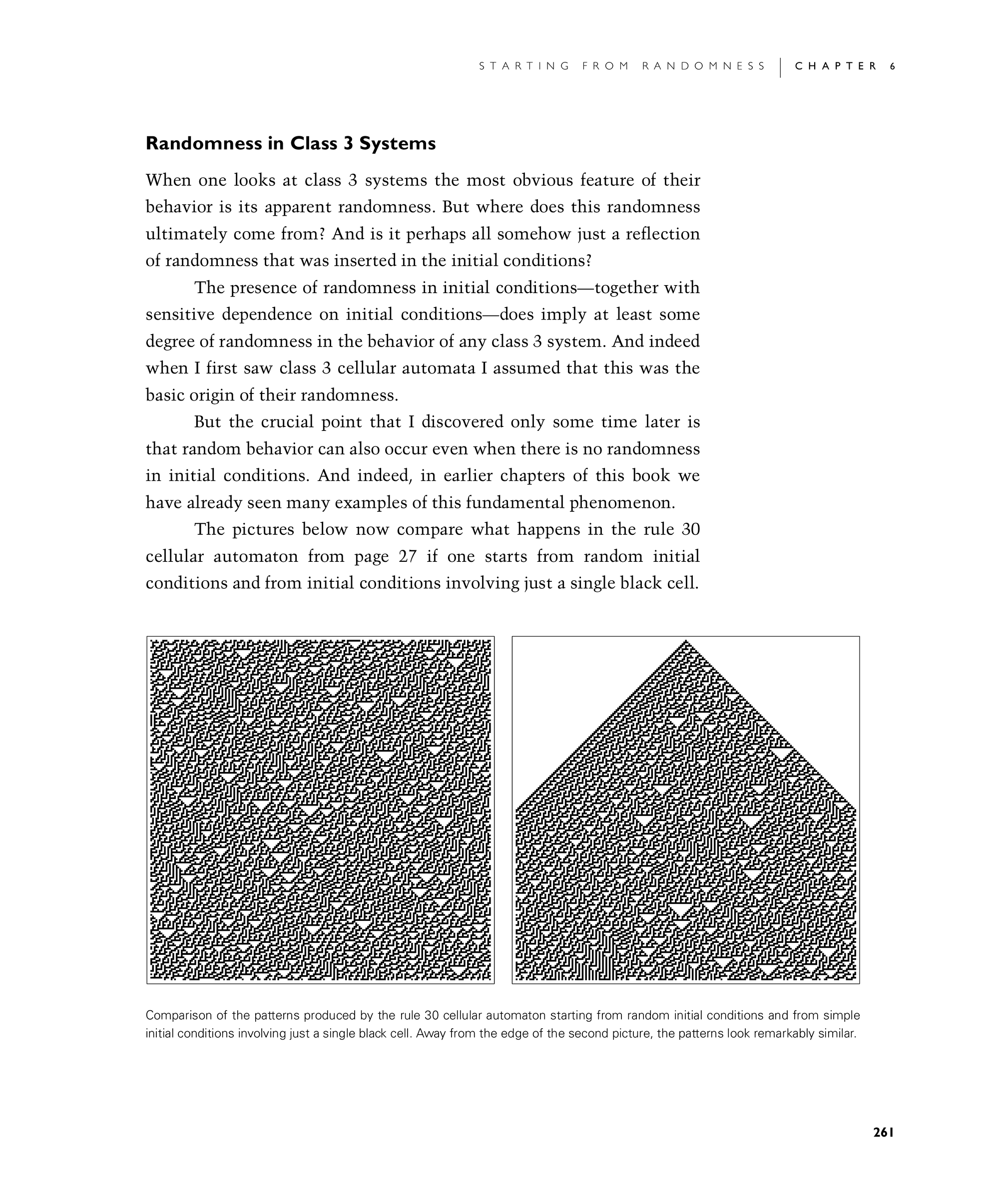Page 261: Randomness in Class 3 Systems