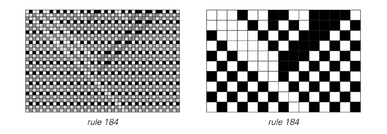 An example of a rule in which blocks of cells can behave just like individual cells 2