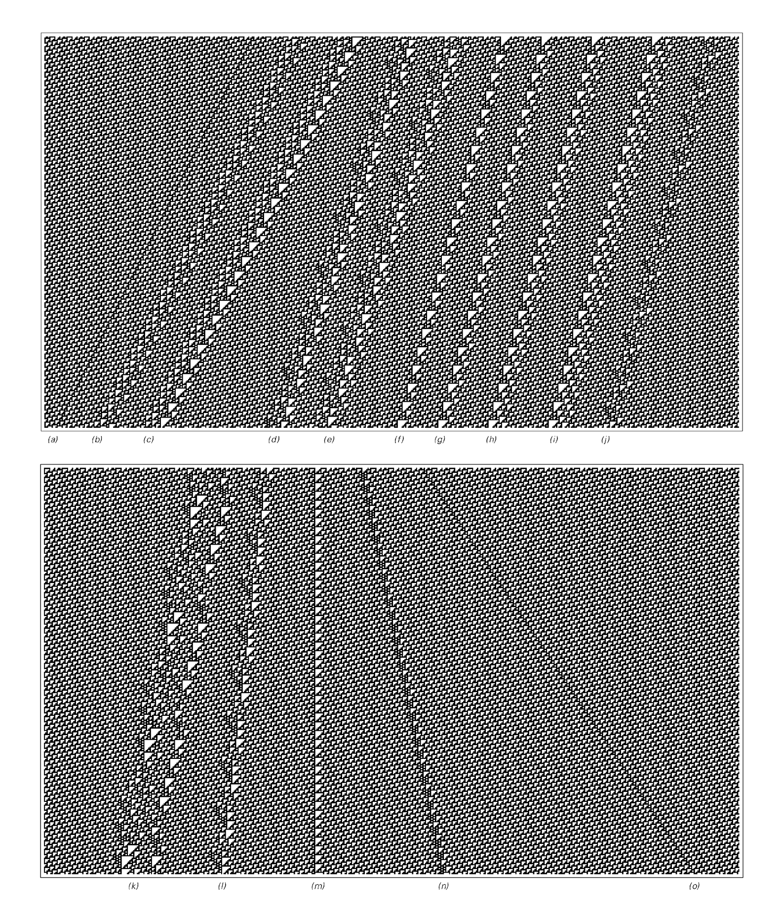 Persistent structures found in rule 110