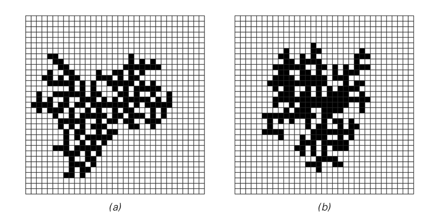 Patterns produced by generalized aggregation models 2