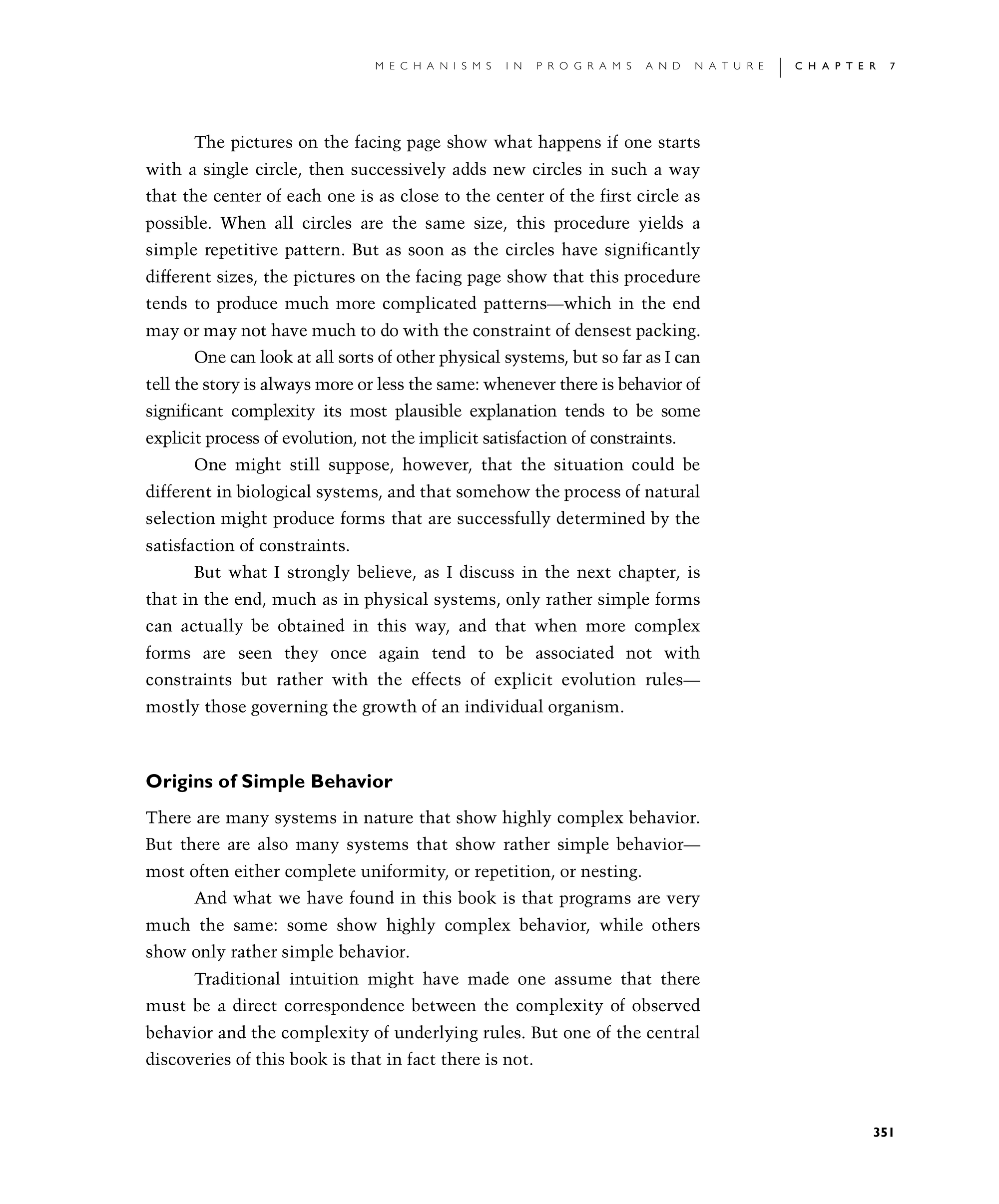 Page 351: Origins of Simple Behavior