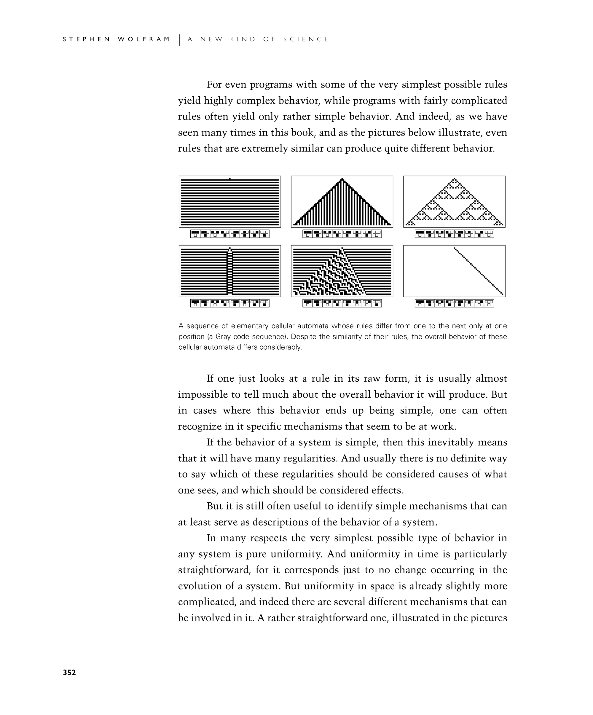 Page 352: Origins of Simple Behavior