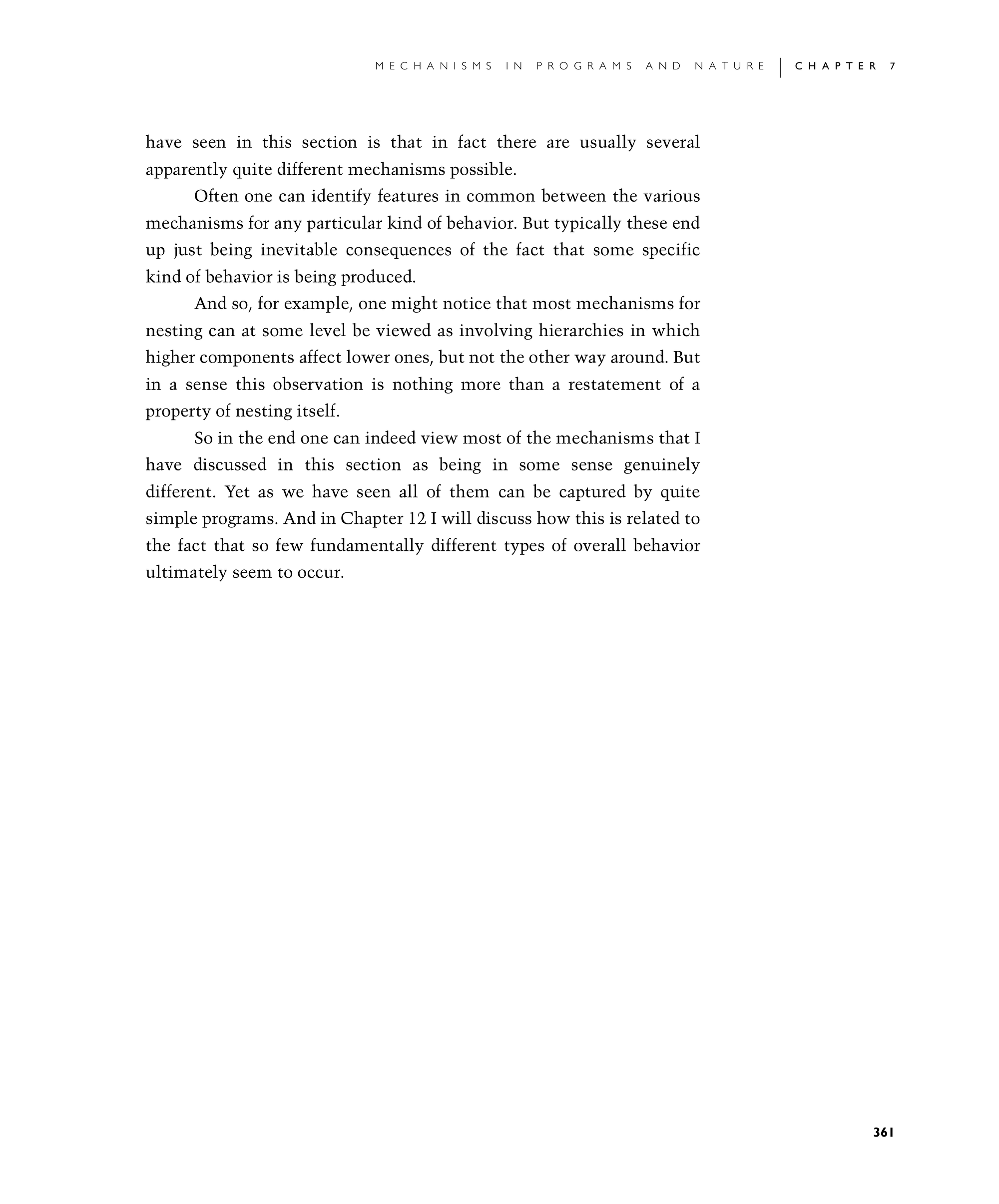 Page 361: Origins of Simple Behavior