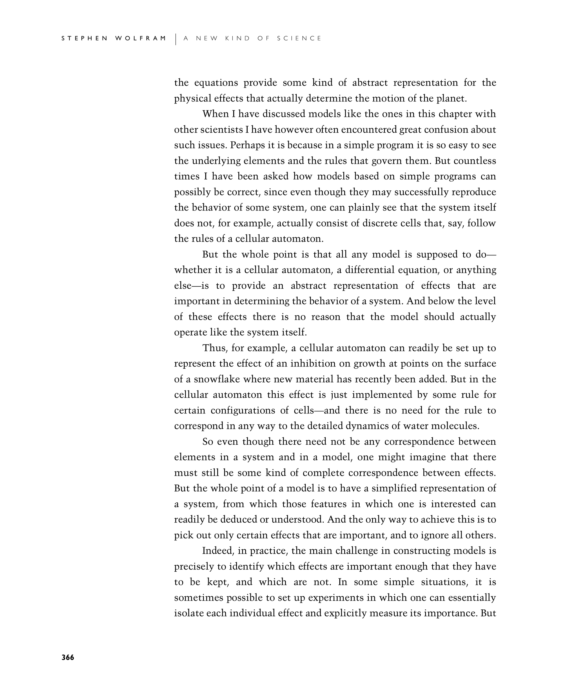 Page 366: Issues of Modelling