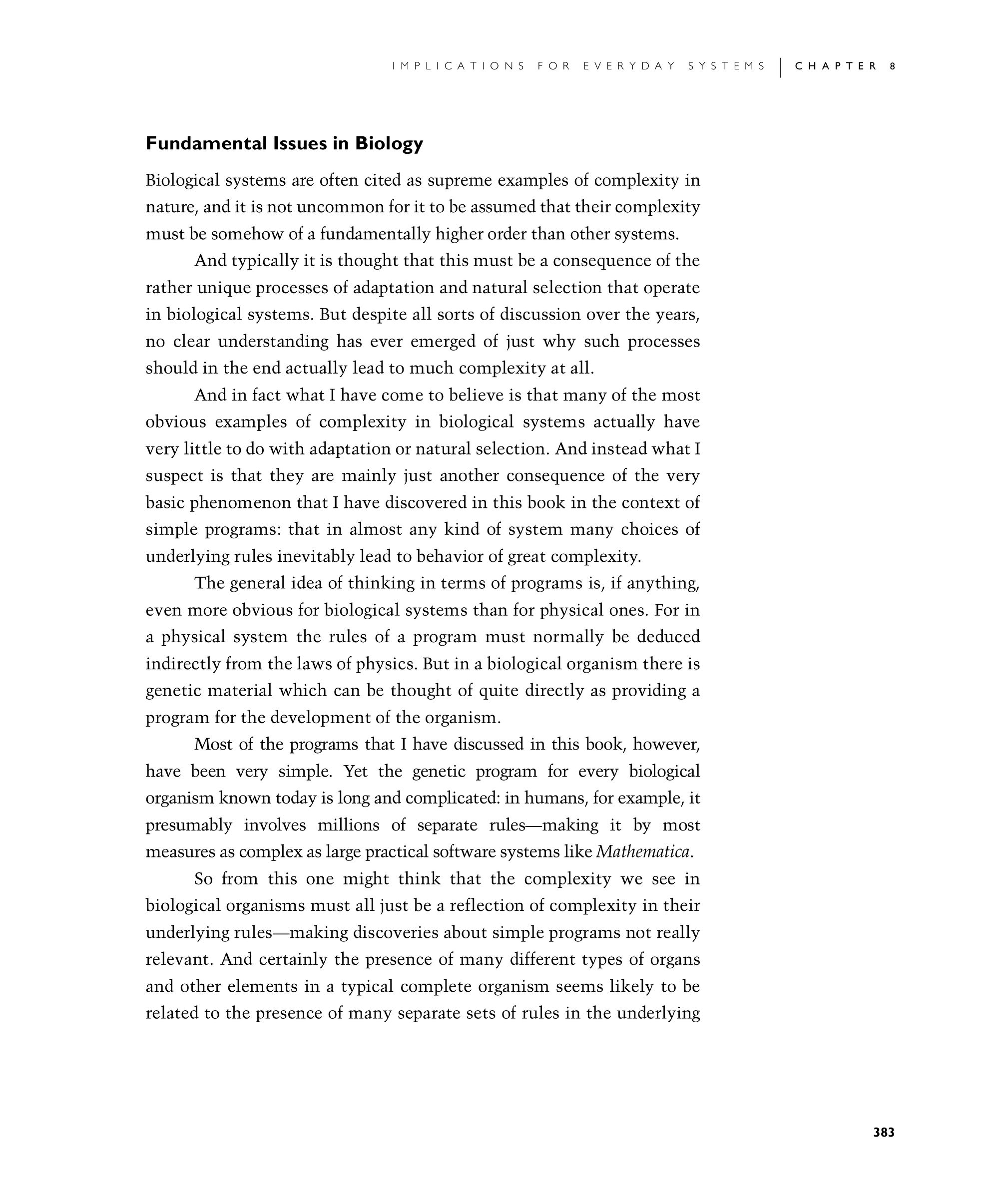 Page 383: Fundamental Issues in Biology