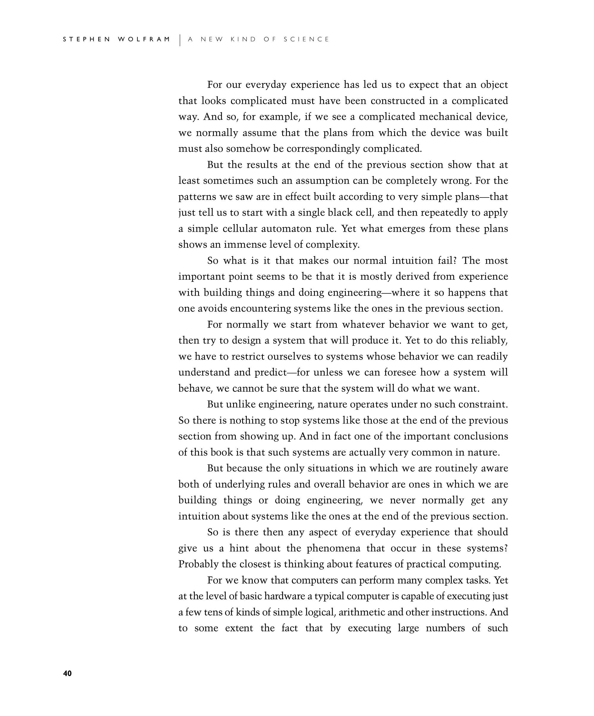 Page 40: The Need for a New Intuition