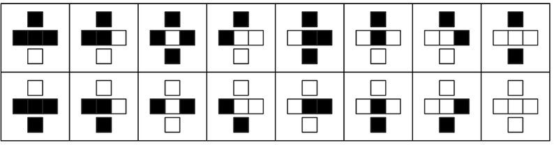 An example of a cellular automaton that is explicitly set up to be reversable 2
