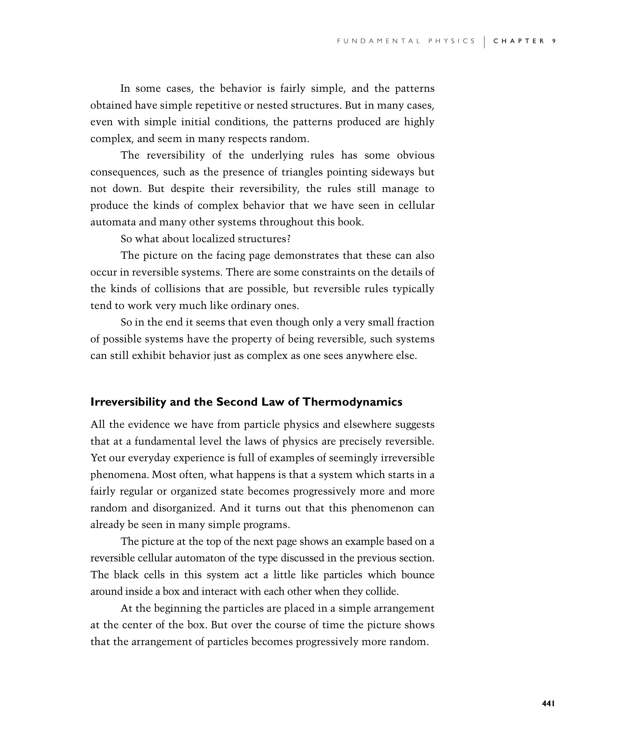 Page 441: Irreversibility and the Second Law of Thermodynamics