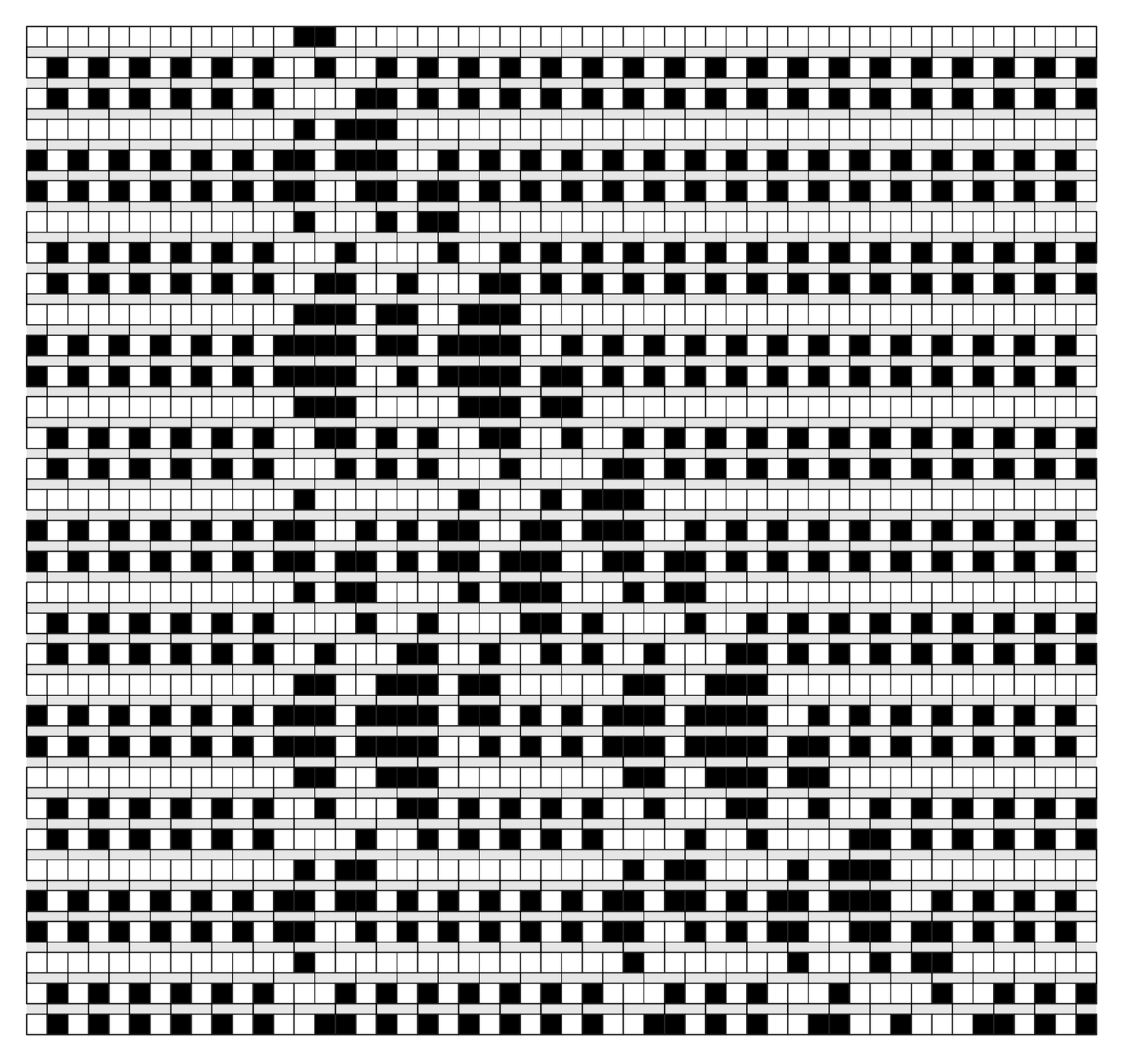 Example of a block cellular automaton