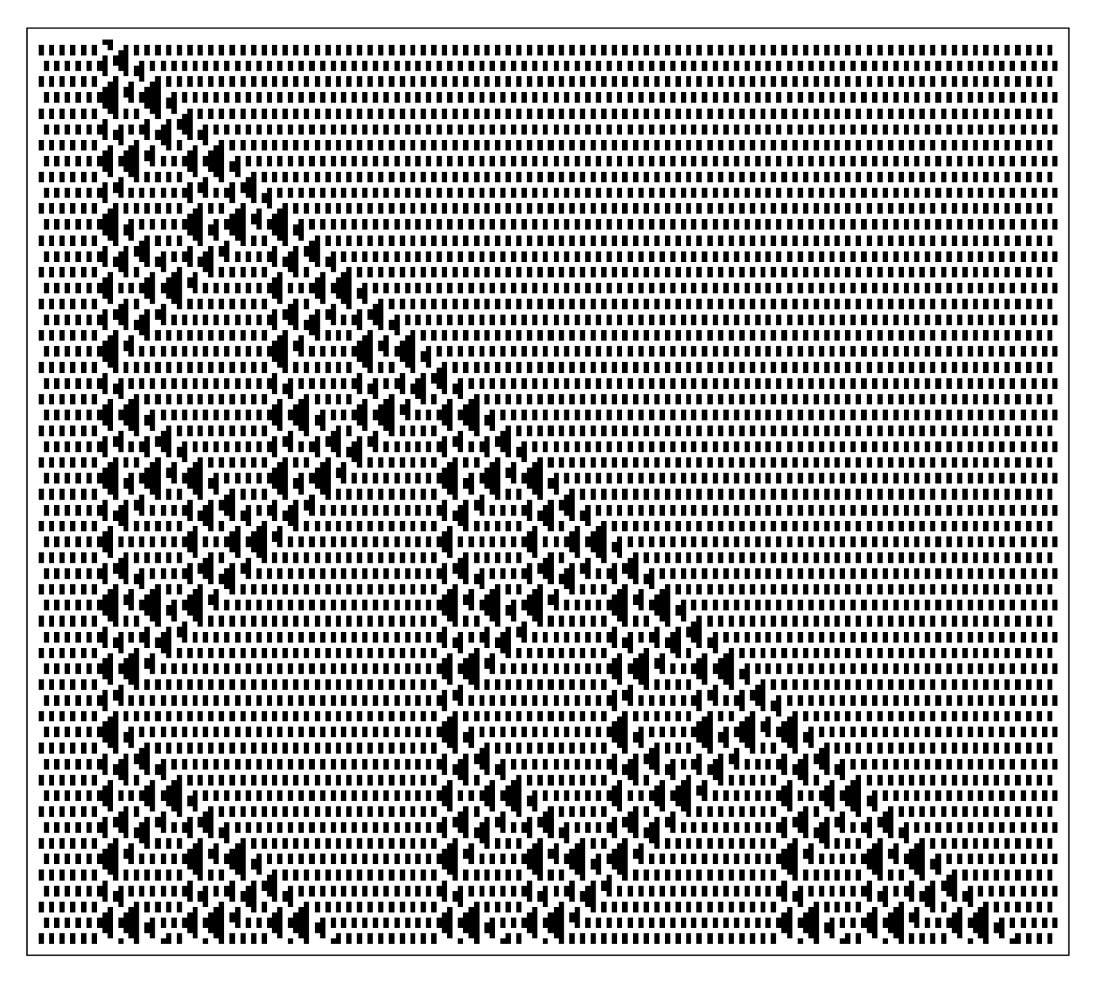 Example of a block cellular automaton