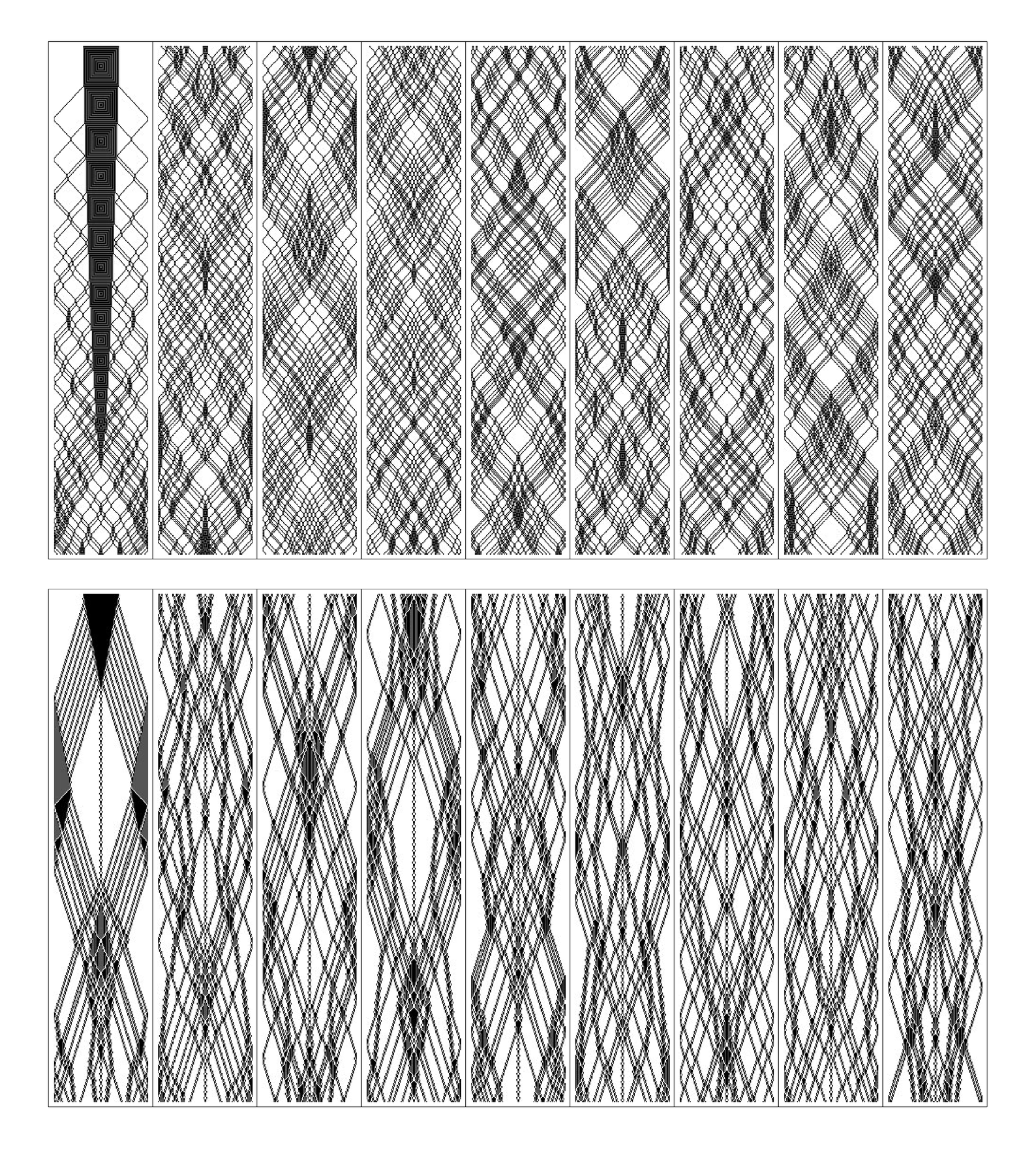 The behavior of rules (c) and (d)