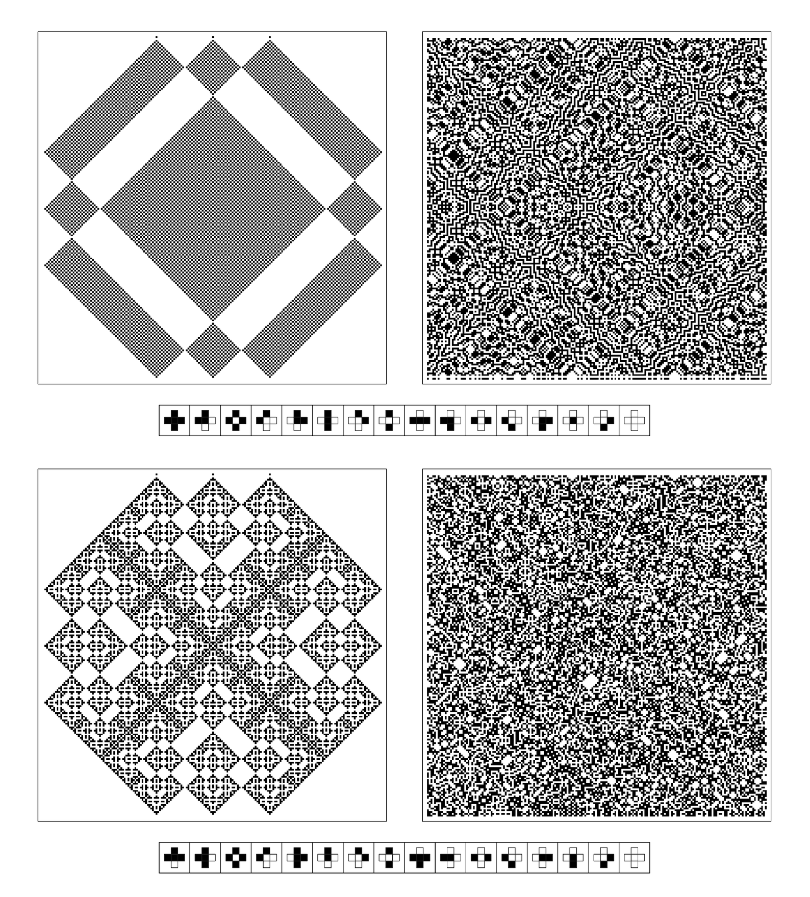 One-dimensional cellular automata with symmetry between space and time