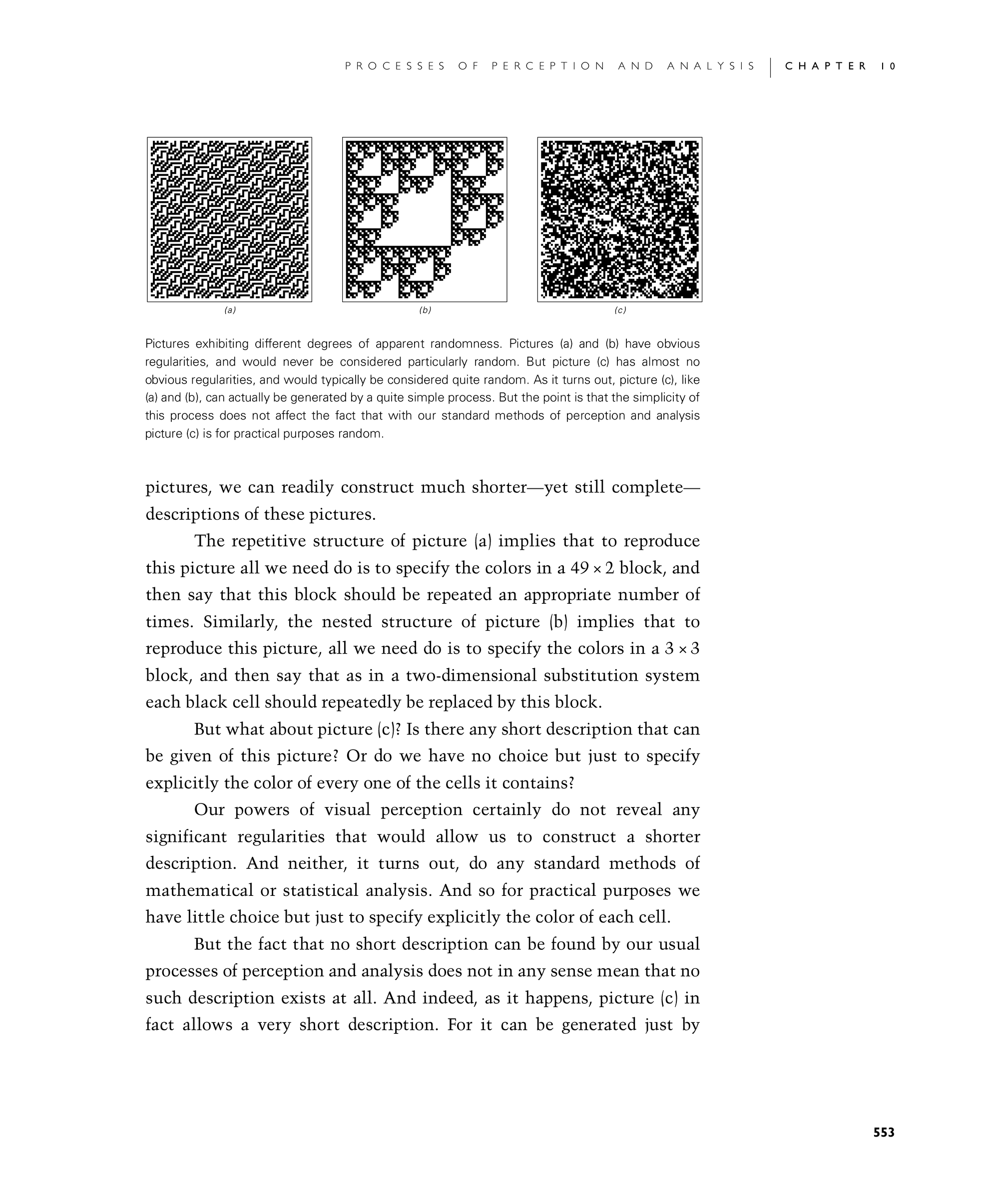 Page 553: Defining the Notion of Randomness