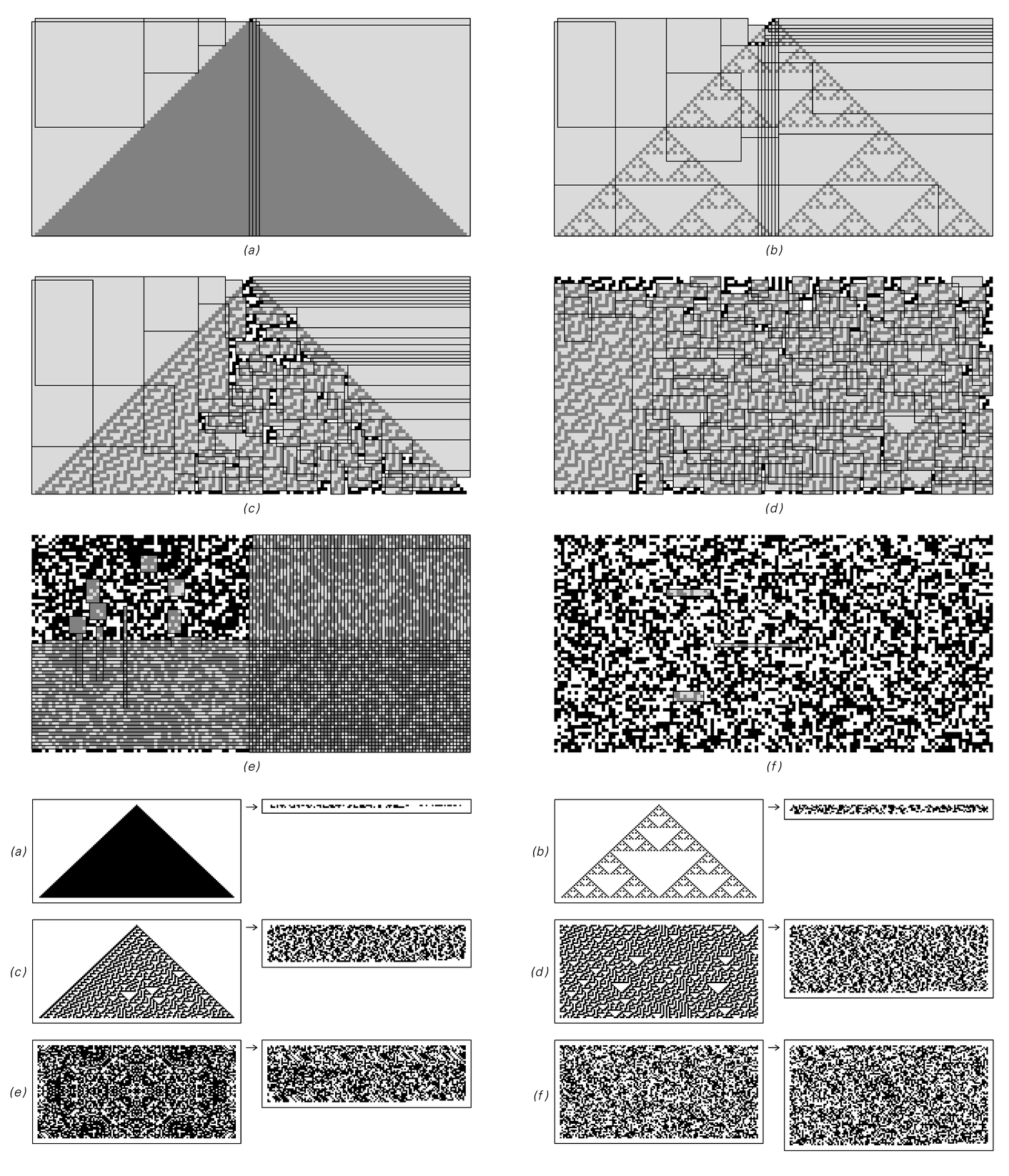 Examples of two-dimensional pointer-based encoding