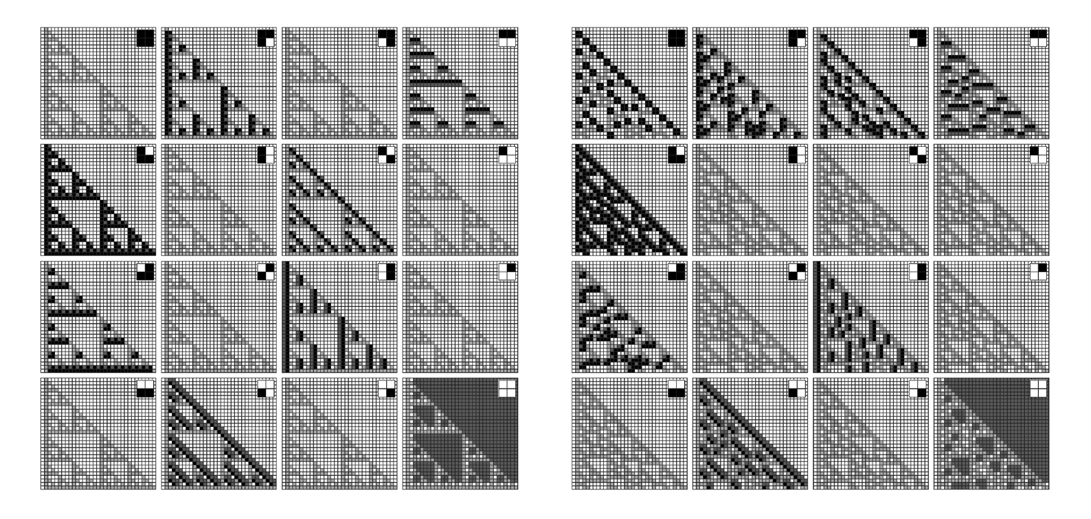 Responses to the sample images