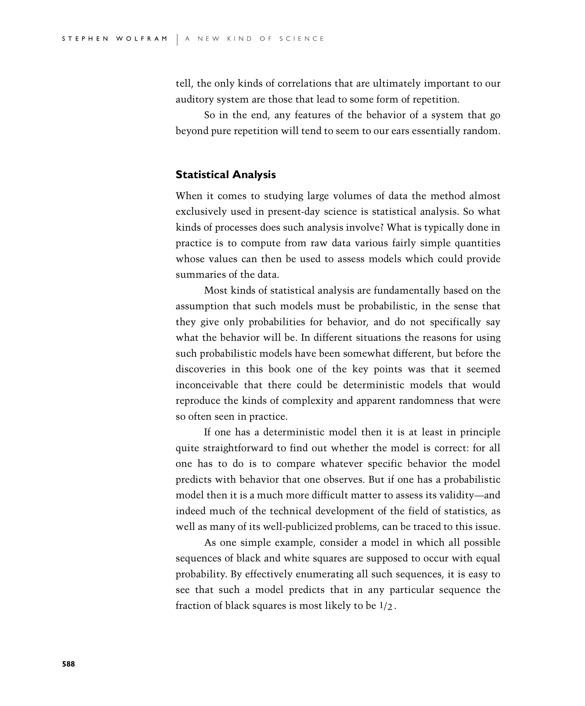 Page 588: Statistical Analysis