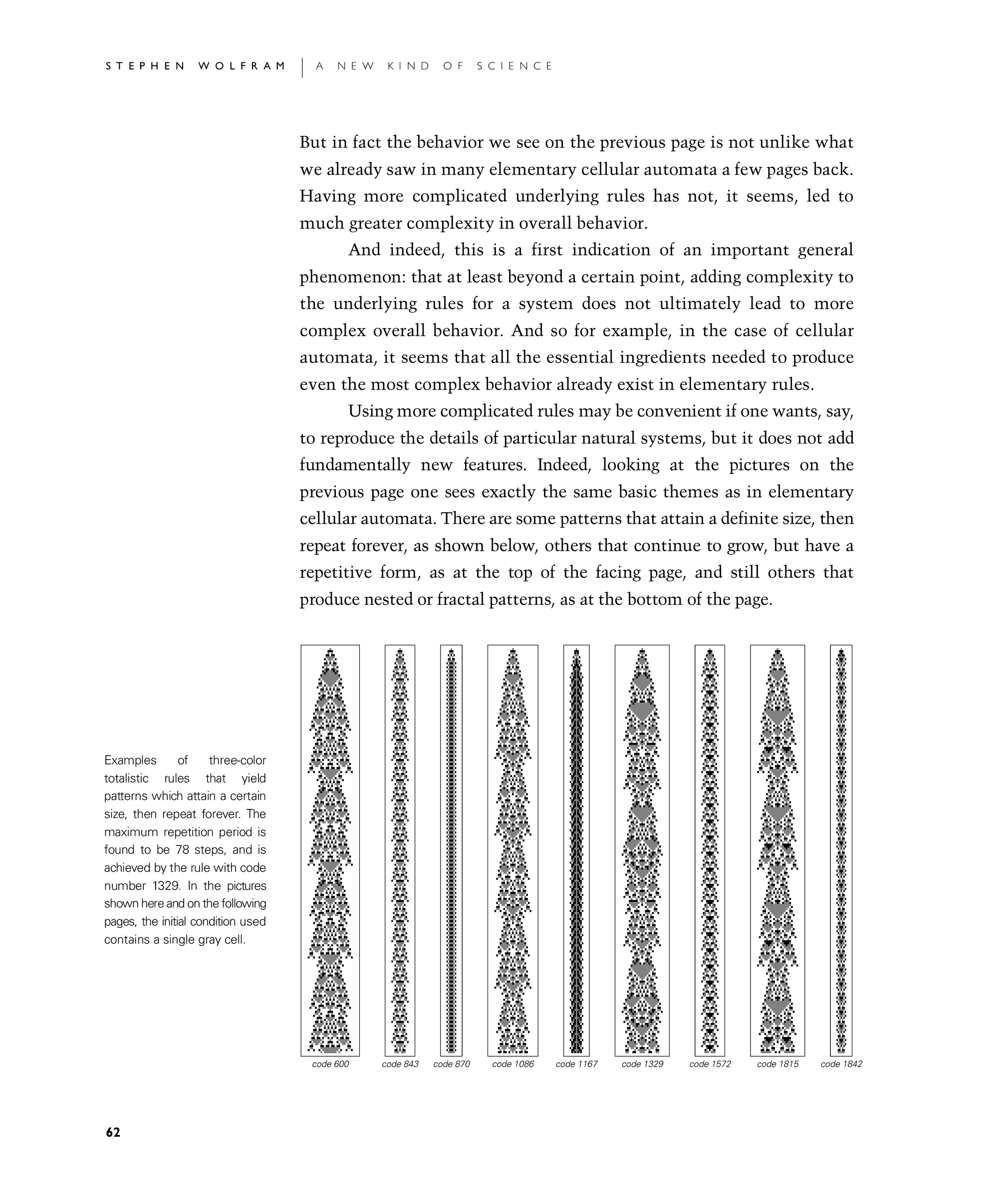 Page 62: More Cellular Automata
