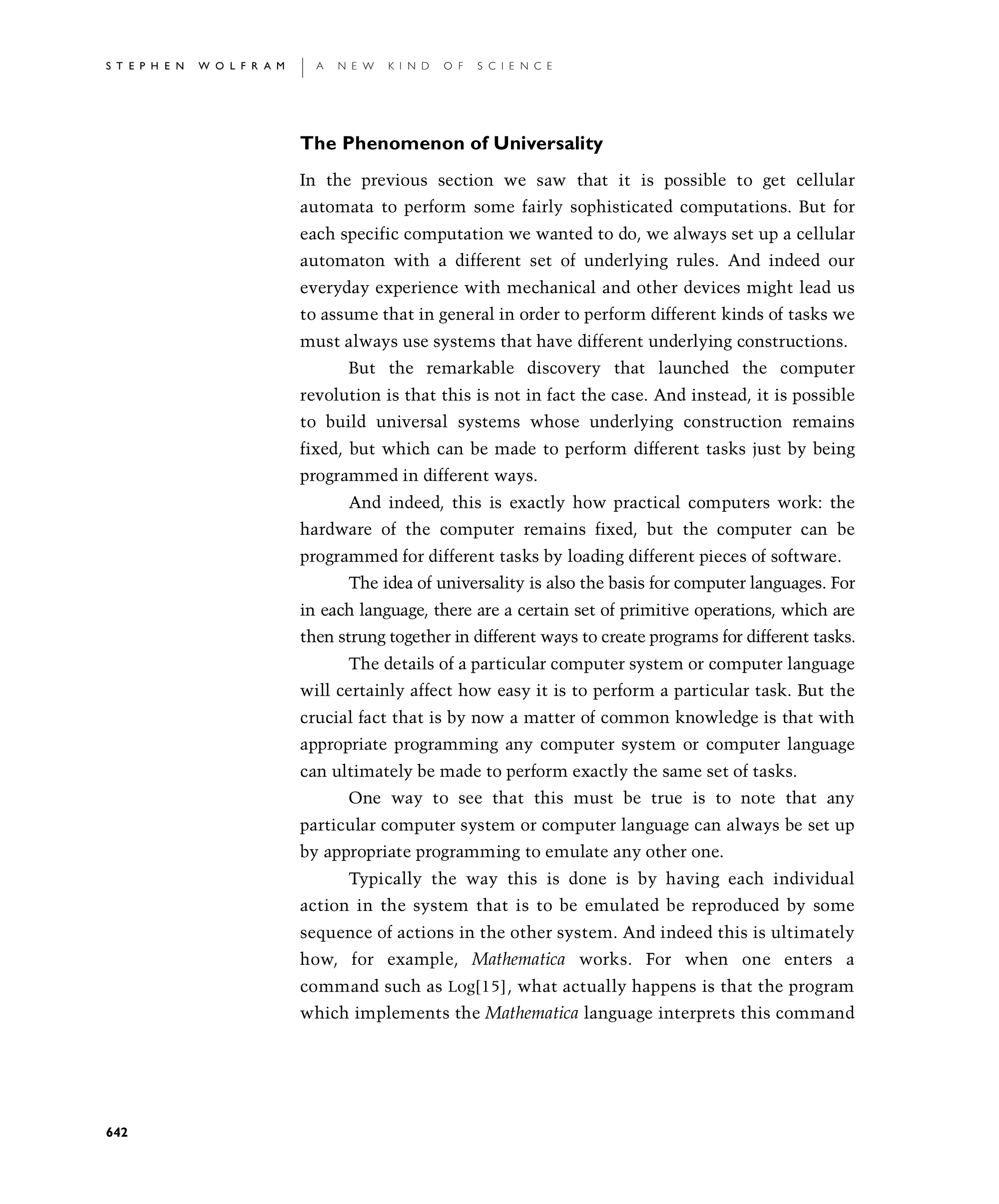 Page 642: The Phenomenon of Universality