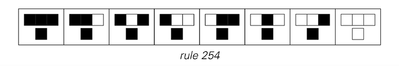 The universal cellular automaton emulating elementary rule 254 3