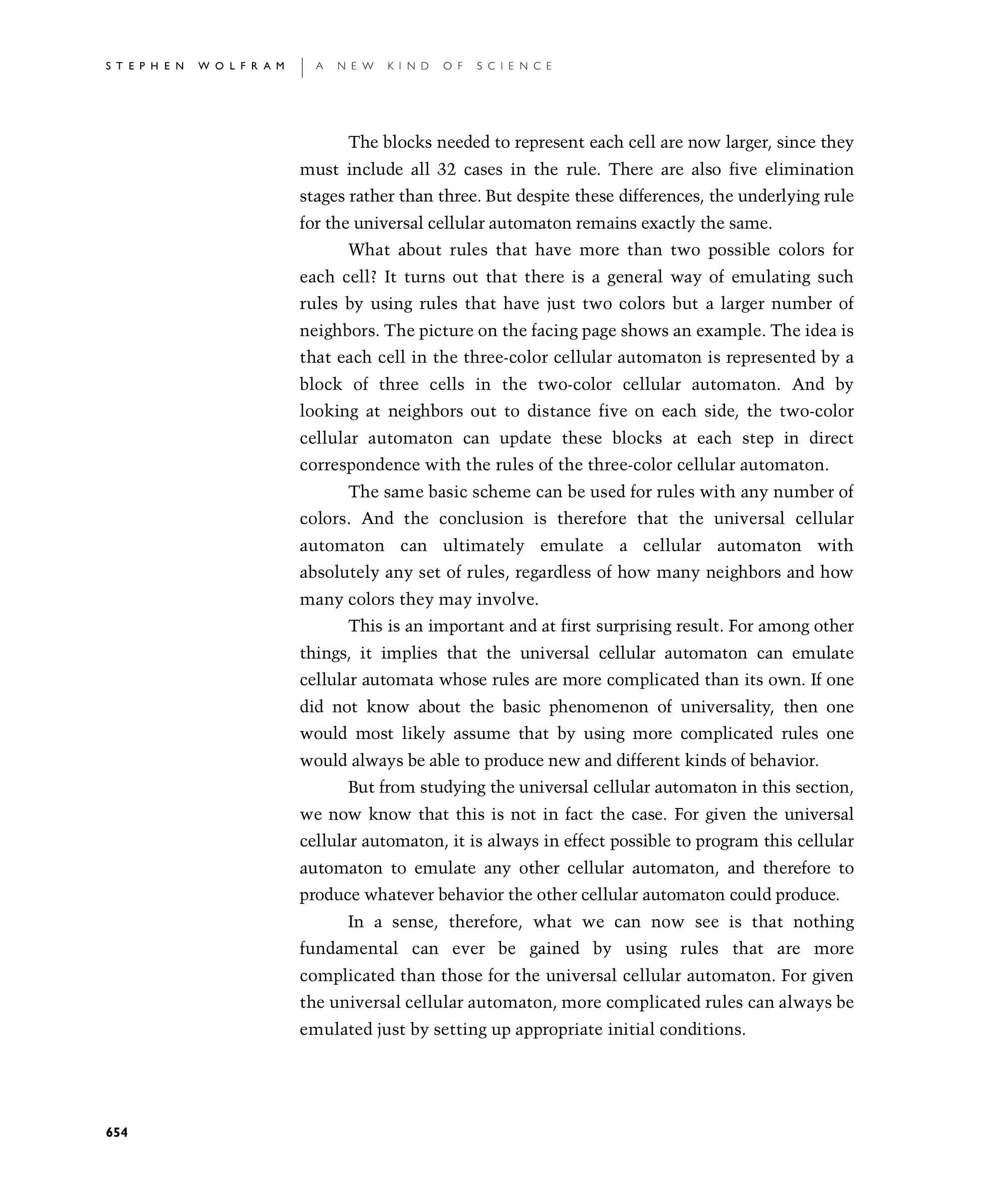 Page 654: A Universal Cellular Automaton